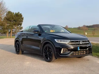 Brugt VW T-Roc Cabriolet R-line 150 HK (110 kW) 2023 Sort Cabriolet