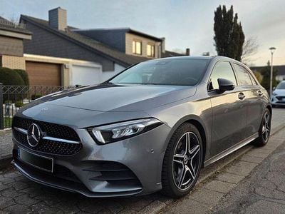 Second-hand Mercedes A180 AMG line 136 CP (100 kW) 2020 Gri Berlinǎ