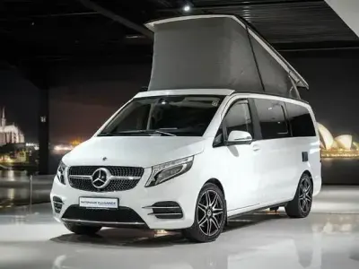 Gebraucht Mercedes V250 Marco Polo 190 PS (139 kW) 2022 Bergkristallweiß metallic Van / Kleinbus