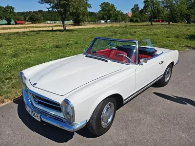 Gebraucht Mercedes 230 150 PS (110 kW) 1965 Weiß Cabrio