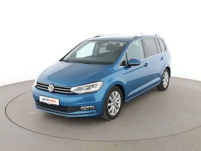 Gebraucht VW Touran Highline 150 PS (110 kW) 2017 Blau Van / Kleinbus