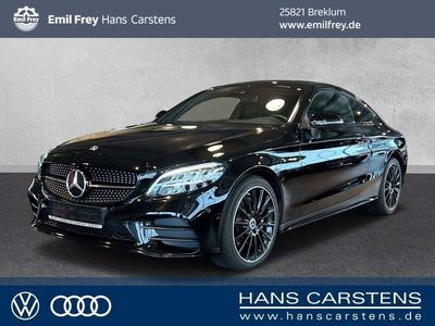 Gebraucht Mercedes C180 AMG line 156 PS (114 kW) 2021 Schwarz Coupé