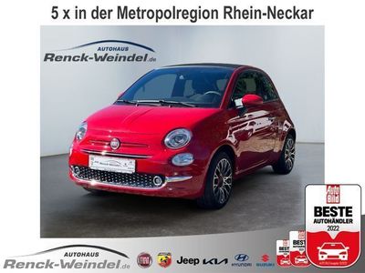 gebraucht Fiat 500C Red 1.0 Apple CarPlay Android Auto Klimaaut