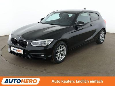 Usata BMW 120 Advantage 190 CV (139 kW) 2017 Nero Utilitaria