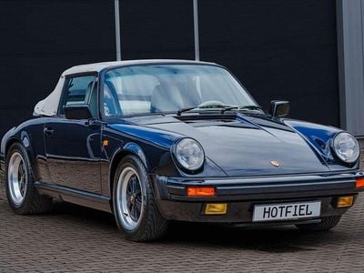 Usata Porsche 911 218 CV (160 kW) 1989 Blu Cabrio