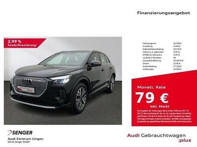 Gebraucht Audi Q4 e-tron Advanced 150 kW (204 PS) 2023 Mythosschwarz metallic SUV