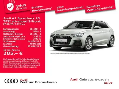 Gebraucht Audi A1 Sportback Advanced 95 PS (69 kW) 2025 Silber Kleinwagen
