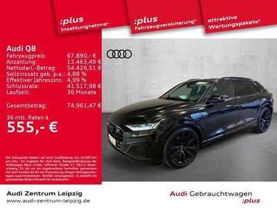Gebraucht Audi Q8 Ambiente 286 PS (210 kW) 2022 Mythosschwarz metallic SUV