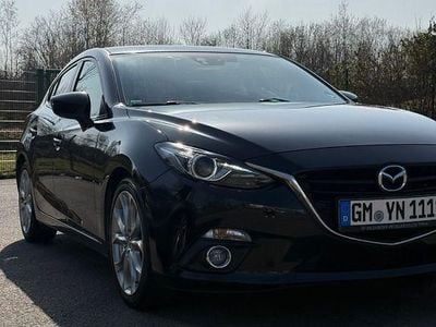 Gebraucht Mazda 3 Sports-Line 120 PS (88 kW) 2015 Schwarz Limousine