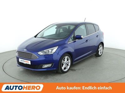 Gebraucht Ford C-MAX Titanium 150 PS (110 kW) 2018 Blau Van / Kleinbus