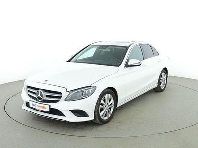 Usata Mercedes C200 Avantgarde 197 CV (144 kW) 2019 Bianco Berlina