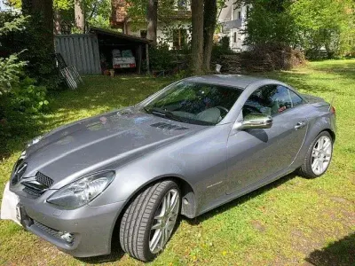Gebraucht Mercedes SLK200 184 PS (135 kW) 2009 Silber Cabrio