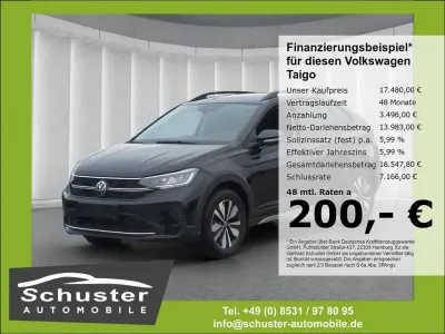 Gebraucht VW Taigo Move 95 PS (69 kW) 2024 Schwarz SUV