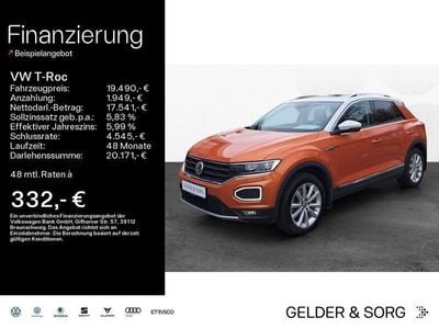 Gebraucht VW T-Roc Comfortline 150 PS (110 kW) 2017 Orange SUV
