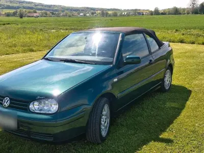 Gebraucht VW Golf Cabriolet 75 PS (55 kW) 1998 Grün Cabrio