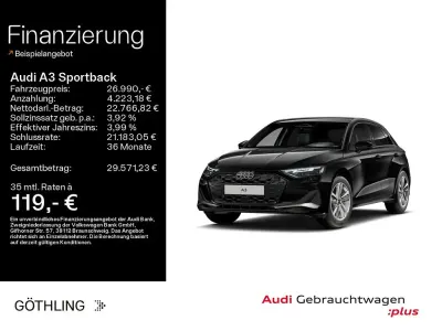 Gebraucht Audi A3 Advanced 150 PS (110 kW) 2025 Mythosschwarz metallic Limousine