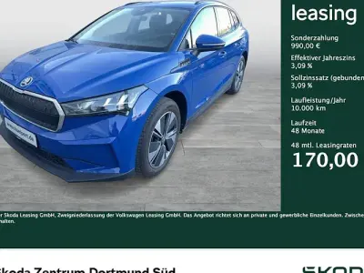 Second-hand Skoda Enyaq iV Loft 250 kW (340 CP) 2023 Albastru SUV