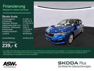 Gebraucht Skoda Scala Style 150 PS (110 kW) 2023 Raceblau metallic Kleinwagen