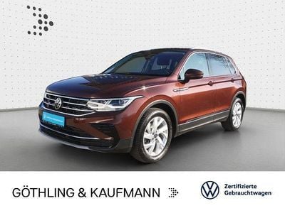 Ginger brown metallic Gebraucht 2021 VW Tiguan Elegance SUV | 27.900 € (Fairer Preis)