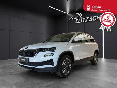 Neu Skoda Karoq 150 PS (110 kW) 2026 Moonweiss metallic SUV