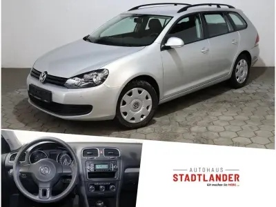 Gebraucht VW Golf VI Trendline 105 PS (77 kW) 2010 Silber Kleinwagen