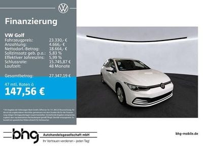 Gebraucht VW Golf VIII Life 116 PS (85 kW) 2024 Weiß Limousine