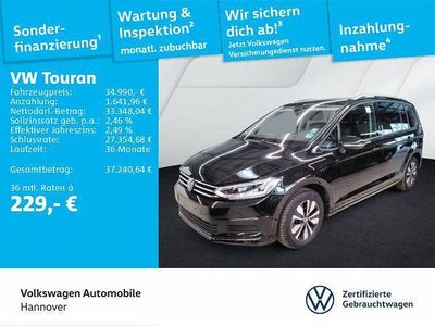 Gebraucht VW Touran Goal 150 PS (110 kW) 2025 Schwarz Van / Kleinbus