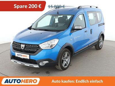 Usata Dacia Dokker Stepway 131 CV (96 kW) 2020 Blu Monovolume