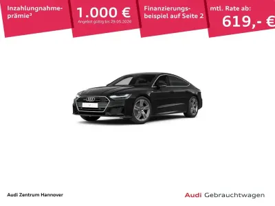 Gebraucht Audi A7 Sportback Ambiente 286 PS (210 kW) 2023 Mythosschwarz metallic Kleinwagen