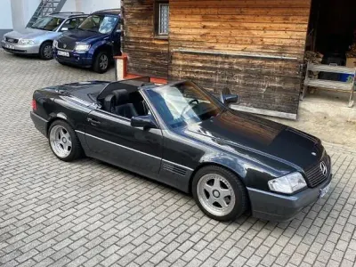 Brugt Mercedes SL300 192 HK (141 kW) 1992 Sort Cabriolet