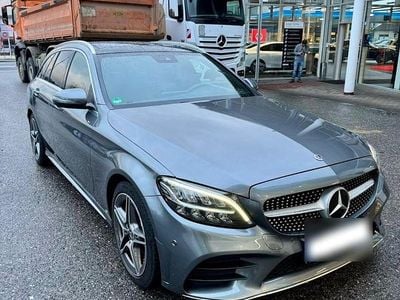 Gebraucht Mercedes C220 AMG line 194 PS (142 kW) 2019 Grau Kombi