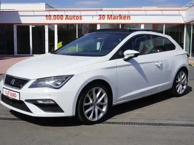 Używany Seat Leon 180 KM (132 kW) 2017 Biały Sedan/Limuzyna