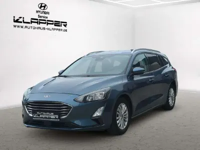 Gebraucht Ford Focus Titanium 125 PS (91 kW) 2020 Chromablau metallic Kombi
