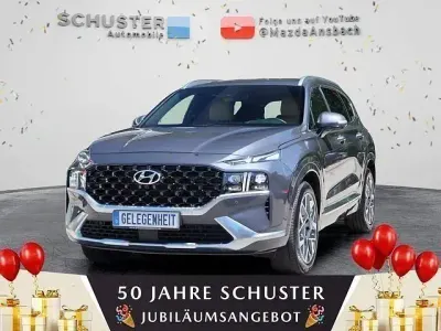 Gebraucht Hyundai Santa Fe Signature 193 PS (141 kW) 2023 Lagoon blue / mic (metallic) SUV