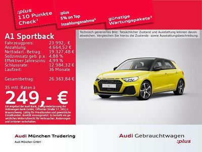 Pythongelb metallic Gebraucht 2022 Audi A1 Sportback S-Line Kleinwagen | 23.992 € (Fairer Preis)