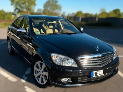 Brugt Mercedes C230 Avantgarde 204 HK (150 kW) 2008 Sort Sedan