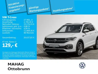 Gebraucht VW T-Cross R-line 110 PS (80 kW) 2022 Weiß SUV
