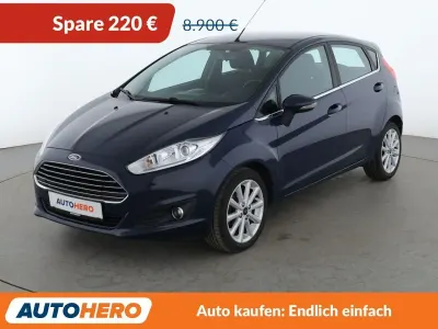 Gebraucht Ford Fiesta Trend 125 PS (91 kW) 2017 Blau Kleinwagen