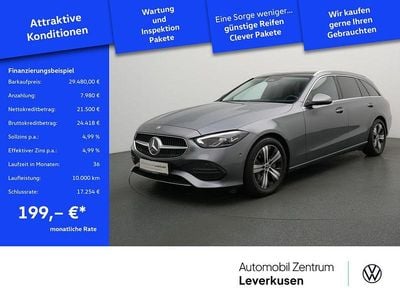 Grau Gebraucht 2022 Mercedes C200 Avantgarde Kombi | 29.480 € (Guter Preis)