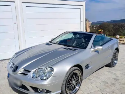 Gebraucht Mercedes SL500 306 PS (225 kW) 2002 Silber Cabrio