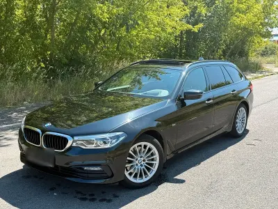 Gebraucht BMW 520 Sport Line 190 PS (139 kW) 2018 Schwarz Kombi