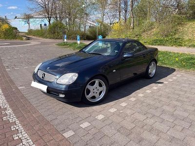 Gebraucht Mercedes SLK230 193 PS (141 kW) 1998 Blau Cabrio
