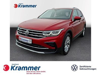 Rot Gebraucht 2021 VW Tiguan Elegance SUV | 28.340 € (Guter Preis)