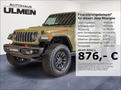 Gebraucht Jeep Wrangler Rubicon 476 PS (350 kW) 2024 Schwarz SUV