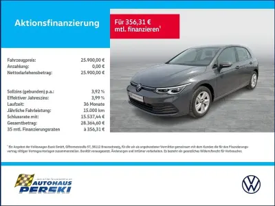 Gebraucht VW Golf VIII Life 116 PS (85 kW) 2023 Grau Limousine