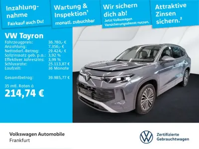 Używany VW Tayron Life 150 KM (110 kW) 2025 Szary SUV