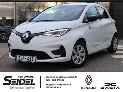 Gebraucht Renault Zoe Life 50 kW (69 PS) 2020 Weiss glacier (weiß) Kleinwagen