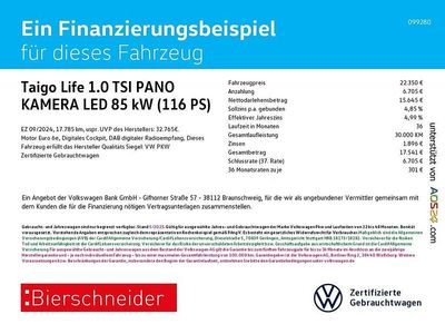 Schwarz Gebraucht 2024 VW Taigo Life SUV | 22.350 € (Fairer Preis)