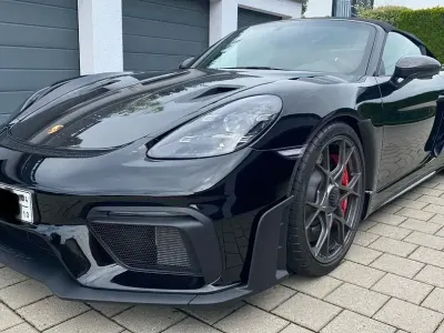 Neu Porsche 718 Spyder 500 PS (367 kW) 2025 Schwarz Cabrio