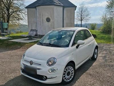 Gebraucht Fiat 500 Lounge 69 PS (50 kW) 2016 Weiß Kleinwagen
